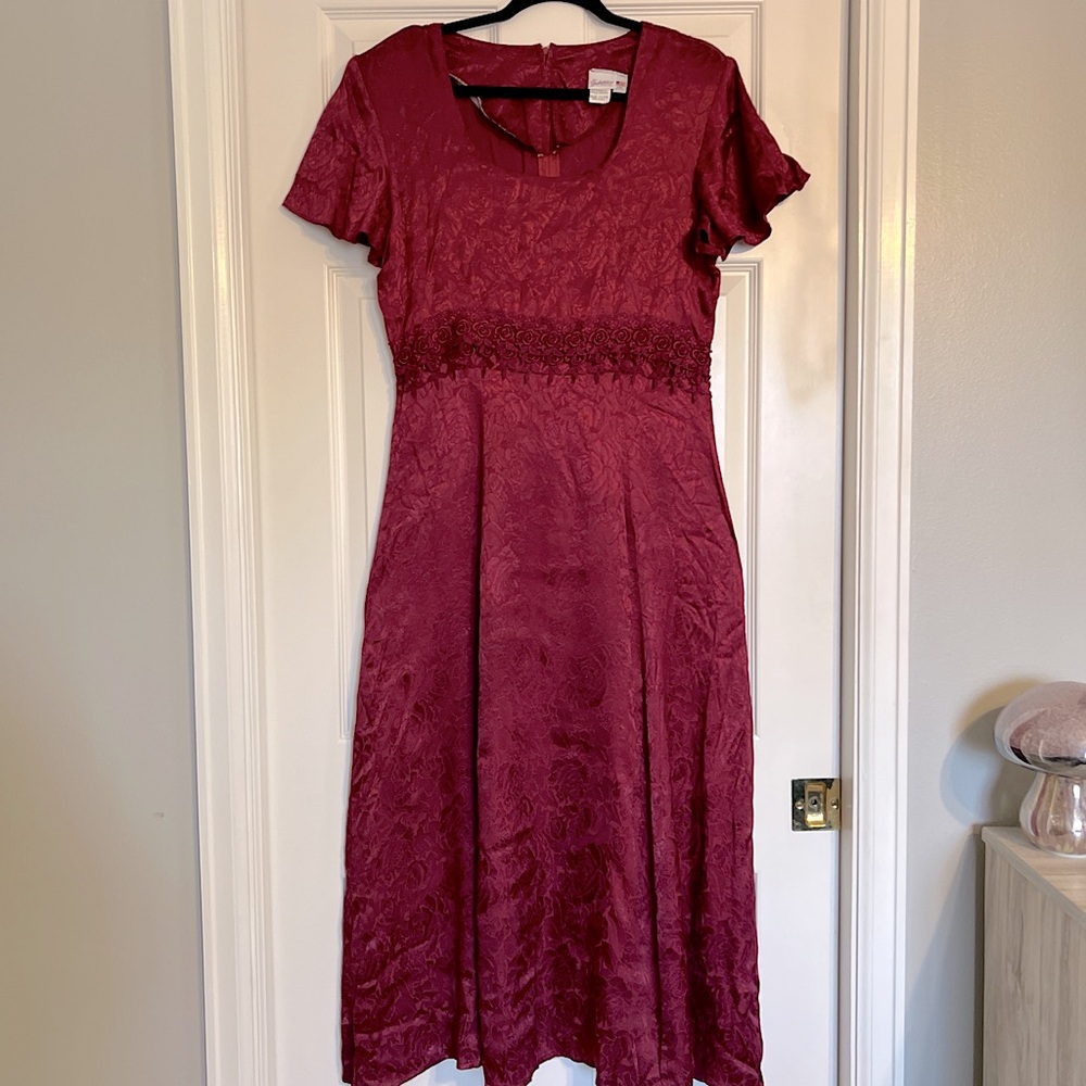 Frederick’s Of Hollywood Red Rose dress size 11/12